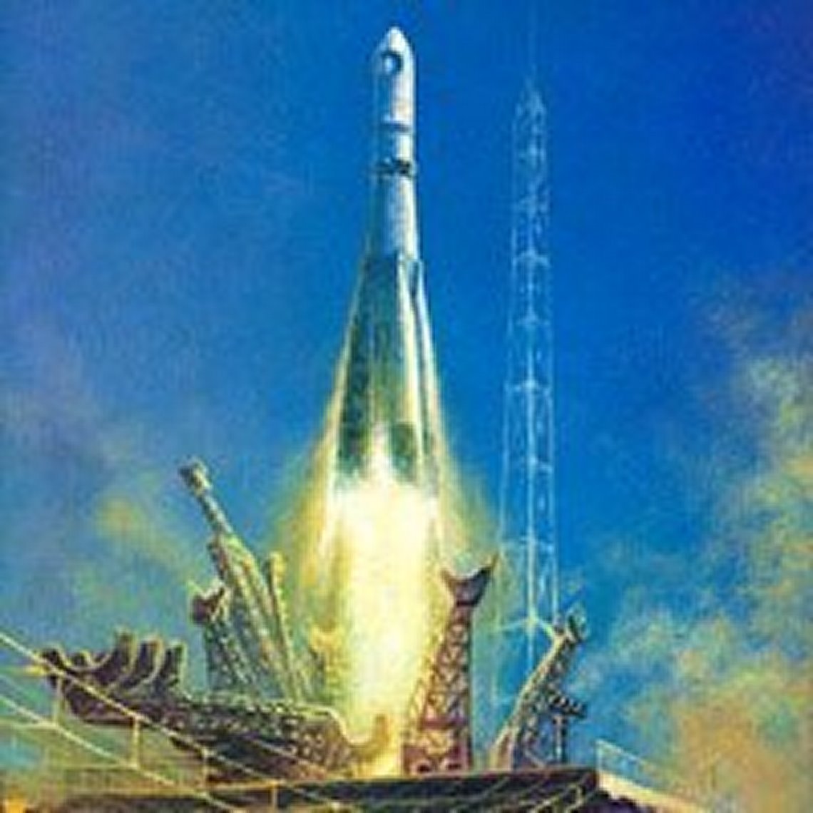 Первый корабль полетевший в космос. Ракета Восток 1 Гагарина. Космический корабль Восток 1 Юрия Гагарина. Восток 1 Гагарин 1961.