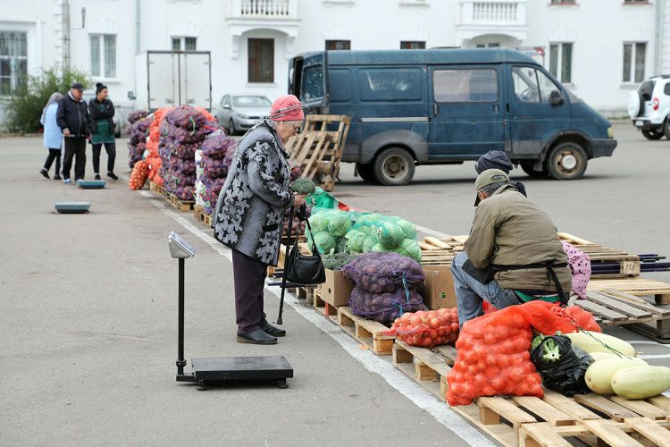 Работа овощной