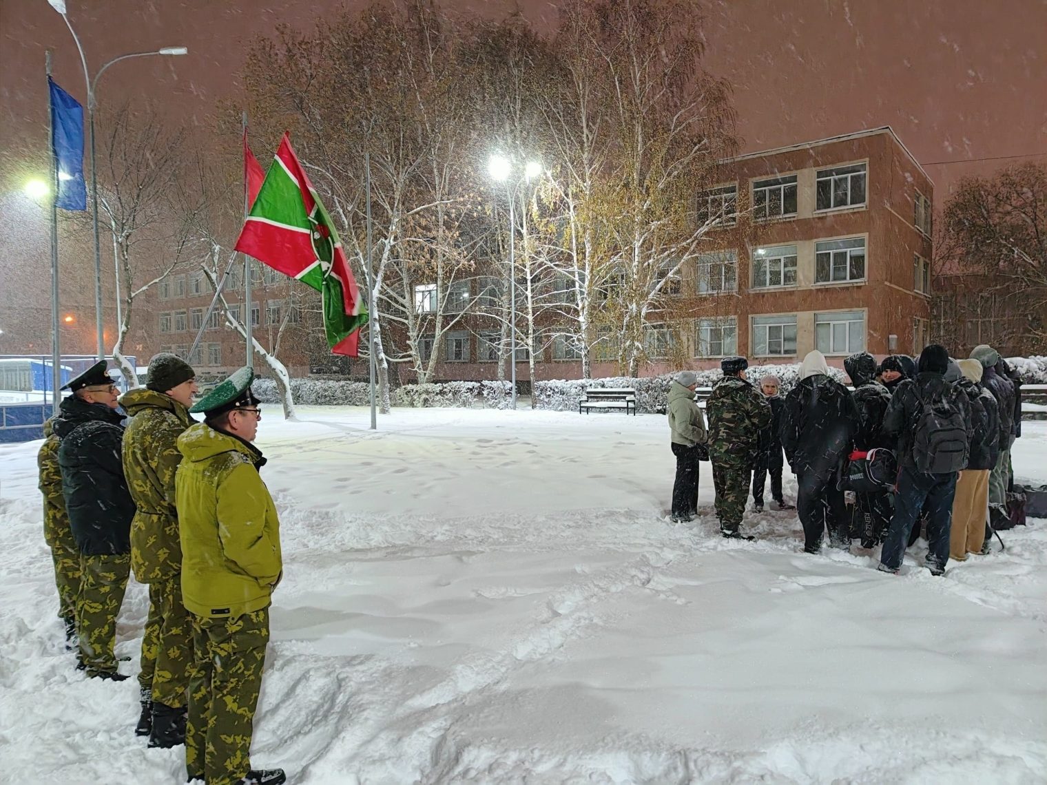 Отправка на срочную службу в пограничные войска состоялась в Магнитогорске