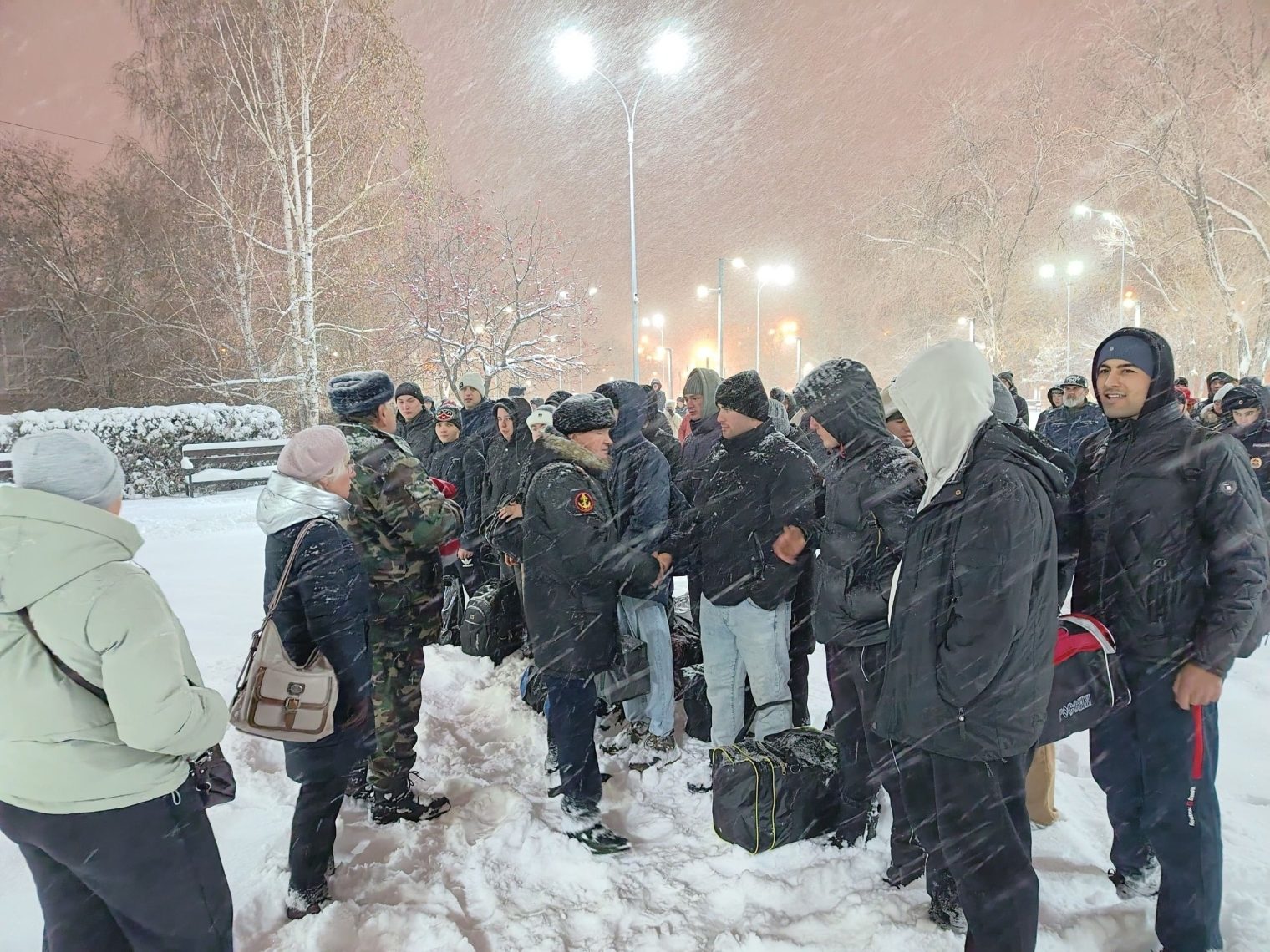 Отправка на срочную службу в пограничные войска состоялась в Магнитогорске